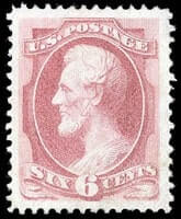 USA - 1870, 6¢ carmine