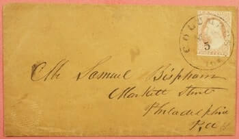 USA - 1850, COLUMBUS INDIANA IN