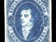 ARGENTINA - 1867, 15C blue(Unwatermarked) - Worth US$.3250