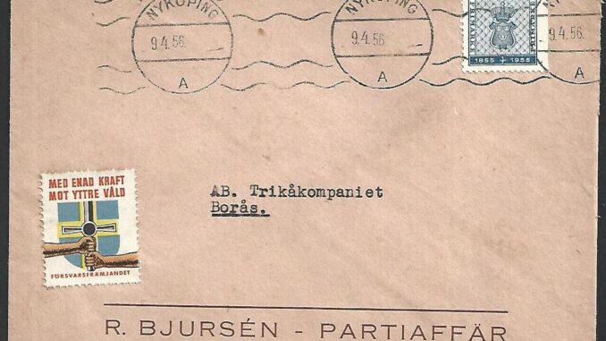 SWEDEN - 1956, Cover