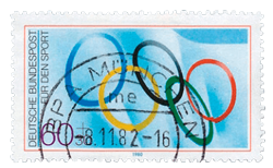 1980, Olympic Games Semi Postal Stamp