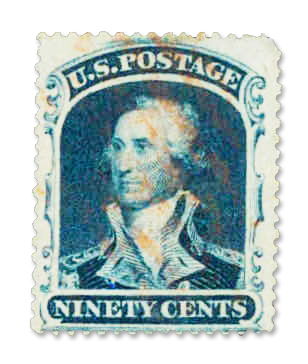 1860 US Ninety Cents