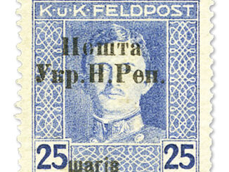 UKRAINE - 1919 Ultramarine Stamp