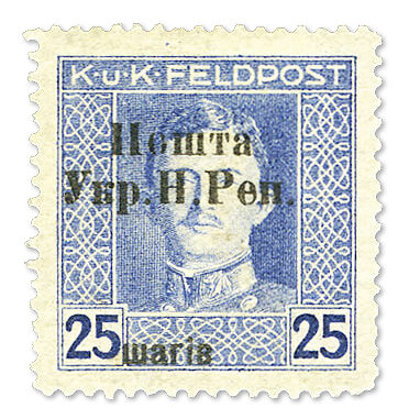 UKRAINE - 1919 Ultramarine Stamp