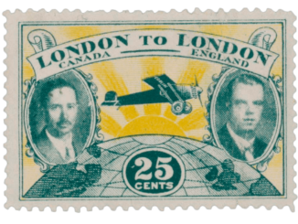 CANADA - 1927, London to London Flight Stamp