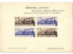 RUSSIA - 1932, Kartonka Souvenir Sheet of Four
