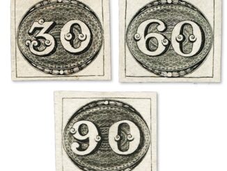 BRAZIL - 1843, Bull’s Eye 30r, 60r, 90r