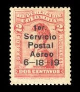 COLOMBIA - 1919, Air Post
