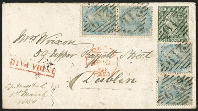 INDIA - 1854, 2a Green