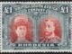 RHODESIA - 1910, £1 Bluish Slate & Carmine, Perf 15