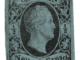 GERMANY - 1851, 1/2ng block of ten black on pale blue paper stamp